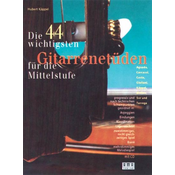 KAPPEL: DIE 44 WICHTIGSTEN GITARRENETUDEN FUR DIE MITTELSTUFE +CD