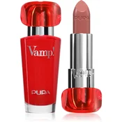 Pupa Vamp Extreme Color Lipstick With Volumizing Treatment 102 - Rose Nude (3.5 G)