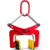 Rosfix Progrip 246 – Ročaj Za Robnike Z Gumijastimi Čeljustmi | Nosilnost 246 Kg, 6–18 Cm, Transport Na Leto, (5000243730)