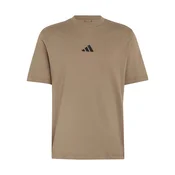 ADIDAS SPORTSWEAR Funkcionalna majica Essentials temno bež / črna