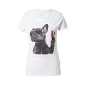 EINSTEIN & NEWTON Majica Peace Dog, bela
