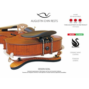 PODBRADNIK ZA VIOLINO AUGUSTIN 3D 4/4