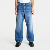Hlače Carhartt WIP Single Knee Pant Blue Marble Used Wash 33