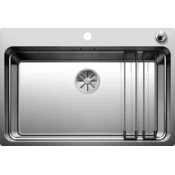 Blanco pomivalno korito ETAGON 700-IF/A InFino INOX 18/10, pribor inox nosilci, z daljin. prim.