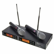 Brezžični mikrofonski sistem free solo Twin HT 590 MHz the t.bone