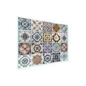 shumee Steklena zaščitna plošča za štedilnik 70x52 Mosaic