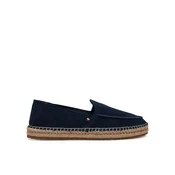 Tommy Hilfiger Espadrile Hilfiger Flex Espa Suede Loafer FM0FM05392 Mornarsko modra