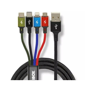 iBOX Univerzalni 4 v 1 polnilni kabel I-BOX USB IKUM4W1