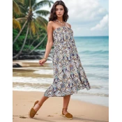 Resti Womens midi dress with print