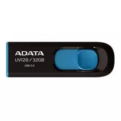 ADATA USB ključ UV128 32GB (AUV128-32G-RBE), črn-moder