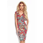 Womens dress with folded neckline Numoco