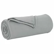 Vidaxl Odeja Siva 270 x 240 cm Flis