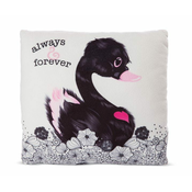NICI vzglavnik Love Black Swan 30x30cm, ZELENA