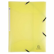 Exacompta Pastel PP Kartoteke z gumico A4 - rumene