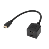 shumee HDMI adapter vtič-2 x vtičnica na 30 cm kablu
