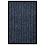 Vidaxl Predpražnik črtast moder 80x120 cm