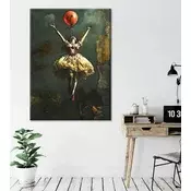 Wallity Dekorativna slika na platnu, 50x70cm, Šarena