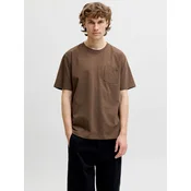 JACK & JONES Majica JJEDover rjava