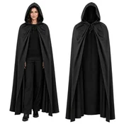 slomart GLIMZ ogrinjalo s kapuco 172 cm Halloween/Pust - črno