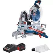 Akumulatorska stacionarna testera - ger Bosch GCM 18V-305 GDC; 2x ProCORE18V 12,0Ah (0601B43001)