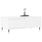 Stolic za kavu bijeli 90 x 50 x 36,5 cm od konstruiranog drva