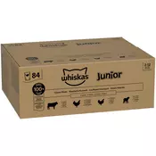 Jumbopaket Whiskas Junior vrecice 84 x 85 g - Klasican izbor u umaku