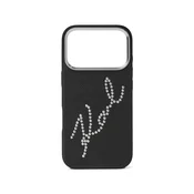 Karl Lagerfeld Etui za telefon  SIGANTURE IPHONE 17 PRO-MAX  črna