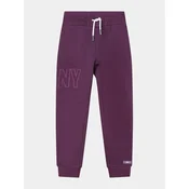 DKNY Spodnji del trenirke D54000 D Vijolična Regular Fit