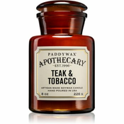 Paddywax Apothecary Teak & Tabacco dišeča sveča 226 g