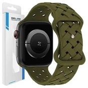 Beline BELINE APPLE WATCH SILIKONSKO TKAN PAŠEK 38/40/41MM OLIVNO ETUI, (21969454)