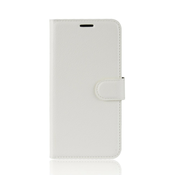 Eleganten etui/ovitek Litchi za iPhone 11 - bel