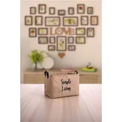 Aberto Design Korpa za odlaganje stvari YLC-S067, 25x15x18cm, Smeda
