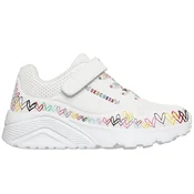 Skechers Patike za devojcice Uno Lite - Heart Craze, 314091L-WMLT, Bele