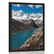 Plakat narodni park Patagonija v Argentini - 20x30 black