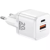 Remax Strujni Fast punjac Kings 1xUSB 3.0+1xTIP C 20W, CA-18, beli ( 885 )