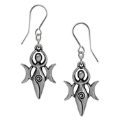 Uhani ALCHEMY GOTHIC - Danu Goddess - E475