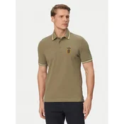 Aeronautica Militare Polo majica 261PO1914UP00403 Zelena Regular Fit