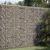 vidaXL Gabion z 5 mm žico in mrežo 5x5 cm 150x10x200 cm
