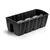 Prosperplast Cvetlični lonec z ograjo CROWN DCRO600 | Antracit