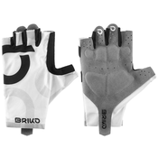 BRIKO Biciklisticke rukavice Ulatralight, Bele