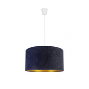 Duolla - Luster na sajli ROLLER 1xE27/40W/230V precnik 40 cm plava
