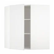METOD Ugaoni zidni element s policama, bela/Stensund bela, 68x80 cm