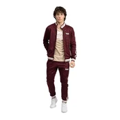 LONSDALE Trenirka za tek Ashwell  ecru / temno rdeča