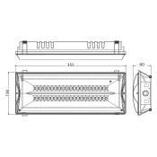 Vivalux LED zasilna svetilka 5W 6400K 350lm IP65 Li-ion 3.7V CASTOR