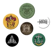 Harry Potter Badge: Set of 6 Badges (Diameters 25 mm and 32 mm)
