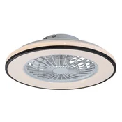Rabalux Plafonjera sa ventilatorom Dalfon2, 48W, 48,5cm, 3000-6000K, Crno-bela