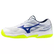 Moška obutev za tenis Mizuno Break Shot 5 Clay White/Dazzling Blue/Lightning EUR 42,5