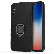 R2Invest Etui ovitek robusten Armor za Samsung Galaxy A12 črn