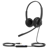 Slušalice s mikrofonom Yealink - UH34, MS, USB-A, crne