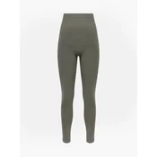 cfab Hlače za oblikovanje Seamless Shaping Leggings oliva